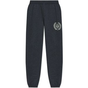 Dolce & Gabbana - Sweatpants - Grijs - Heren - Katoen