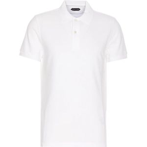 Tom Ford, Heren, Tops, Wit, Maat: XL Katoen,