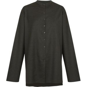 Cortana, Dames, Blouses & Shirts, Groen, Maat: S Wol,