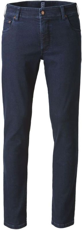 Meyer - Jeans - Blauw - Slim-fit - Super-Stretch - Biologisch Katoen