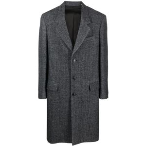 Isabel Marant, Heren, Mantels, Grijs, Maat: S Wol,