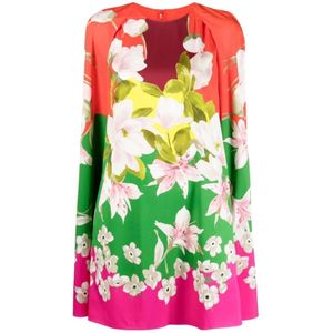Valentino, Dames, Jurken, Veelkleurig, Maat: XS Zijde,