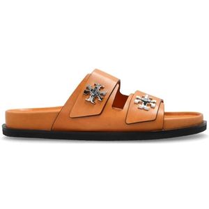Tory Burch, Dames, Schoenen, Bruin, Maat: 40 1/2 EU Leer,