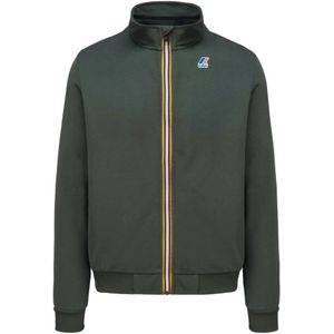 K-Way - Groene Katoenen Heren Trui - Hoodie