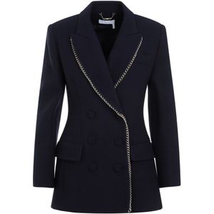 Chloé, Dames, Jassen, Blauw, Maat: XS Wol,