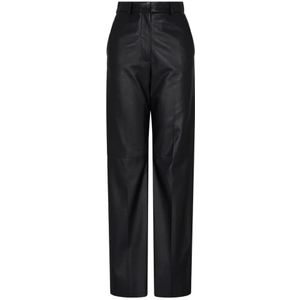 Emporio Armani, Dames, Broeken, Zwart, Maat: S