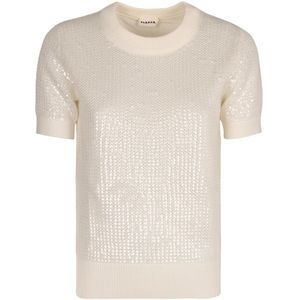 P.a.r.o.s.h., Dames, Truien, Wit, Maat: XS Katoen,