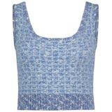 Fabienne Chapot Top  blauw gemêleerd