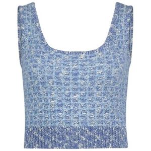 Fabienne Chapot Top  blauw gemêleerd