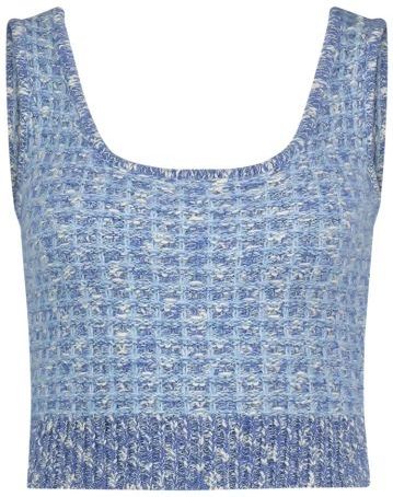 Fabienne Chapot Top  blauw gemêleerd