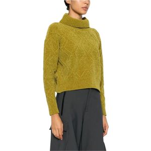 Rrd, Dames, Truien, Geel, Maat: XS Velours,