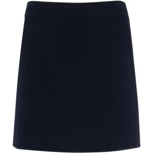 Max Mara, Dames, Rokken, Blauw, Maat: XS Wol,