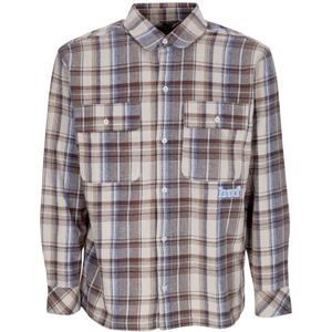 Huf, Heren, Overhemden, Veelkleurig, Maat: S Flanel,