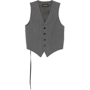 Ann Demeulemeester, Dames, Jassen, Grijs, Maat: S