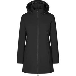 Save The Duck, Dames, Mantels, Zwart, Maat: XS Nylon,