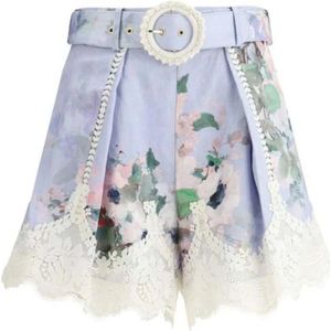 Zimmermann, Dames, Korte broeken, Veelkleurig, Maat: S Linnen,