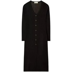 Tory Burch, Dames, Truien, Zwart, Maat: XS Viscose,