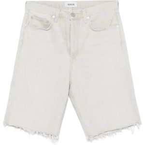 Agolde, Heren, Korte broeken, Grijs, Maat: W30 Katoen,