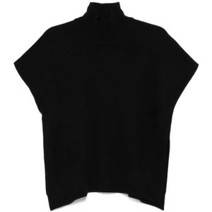 Ermanno Scervino, Dames, Truien, Zwart, Maat: 2XS Zijde,