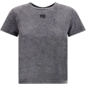 Alexander Wang, Dames, Tops, Grijs, Maat: XS Katoen,