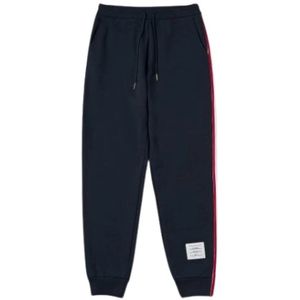 Thom Browne, Heren, Broeken, Blauw, Maat: XL