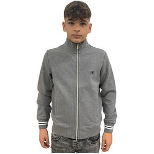 Sun68, Heren, Sweatshirts & Hoodies, Grijs, Maat: M Katoen,