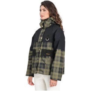 Barbour - Elaine Showerproof Jacket - Damesjas - Groen - Katoen - Waterdicht
