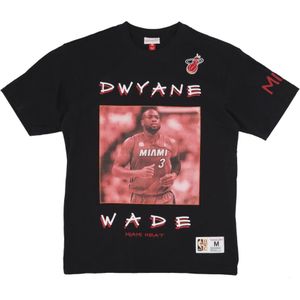 Mitchell & Ness, Heren, Tops, Zwart, Maat: XL Katoen,