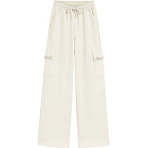 Clips, Dames, Broeken, Beige, Maat: XL Katoen,