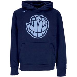 Nike, Heren, Sweatshirts & Hoodies, Blauw, Maat: S Katoen,