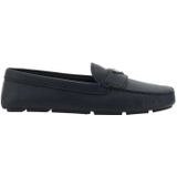 Prada, Heren, Schoenen, Zwart, Maat: 44 EU Leer,