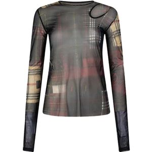 1/Off, Dames, Tops, Veelkleurig, Maat: M Wol,