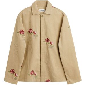 Soulland, unisex, Jassen, Beige, Maat: S/M Katoen,