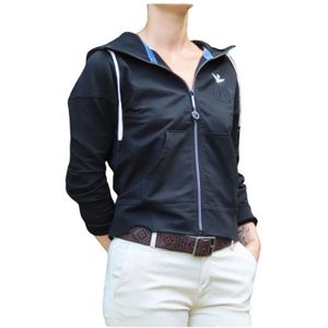 Aeronautica Militare, Dames, Sweatshirts & Hoodies, Zwart, Maat: S Katoen,
