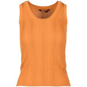 Weekend Max Mara, Dames, Tops, Oranje, Maat: XS Viscose,