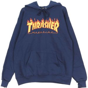 Thrasher, Heren, Sweatshirts & Hoodies, Blauw, Maat: L Lame,