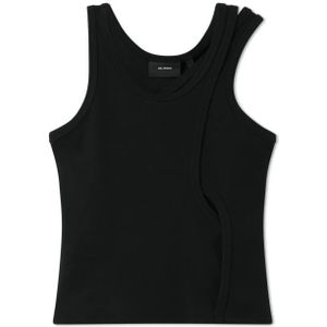 Axel Arigato, Dames, Tops, Zwart, Maat: S Katoen,