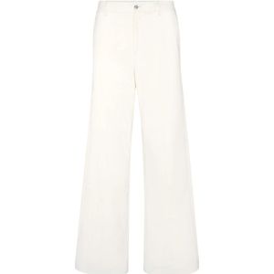 Philipp Plein, Heren, Broeken, Wit, Maat: 2XL Velours,