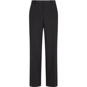 Acne Studios, Heren, Broeken, Zwart, Maat: L Katoen,