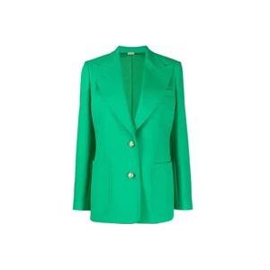 Gucci Single-breasted blazer , Green , Dames , Maat: S