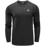 Emporio Armani EA7 - Long Sleeve Top - Zwart - Viscose