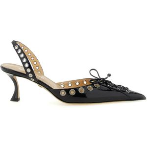 Mach & Mach, Dames, Schoenen, Zwart, Maat: 36 EU Leer,