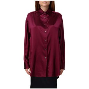 Tom Ford, Dames, Blouses & Shirts, Paars, Maat: XS