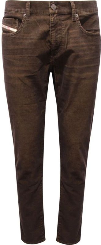 Diesel - 2019 D-Strukt Velvet - Broeken - Bruin - Katoen