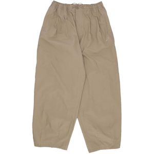 Nike, Heren, Broeken, Beige, Maat: L Katoen,