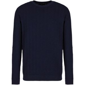 Giorgio Armani, Heren, Truien, Blauw, Maat: XL Wol,