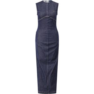 Sportmax, Dames, Jurken, Blauw, Maat: S Denim,
