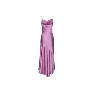 Pinko Maxi Jurken , Pink , Dames , Maat: S