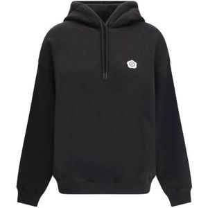 Kenzo, Dames, Sweatshirts & Hoodies, Zwart, Maat: S Katoen,