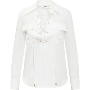 Seafarer, Dames, Blouses & Shirts, Wit, Maat: M Viscose,